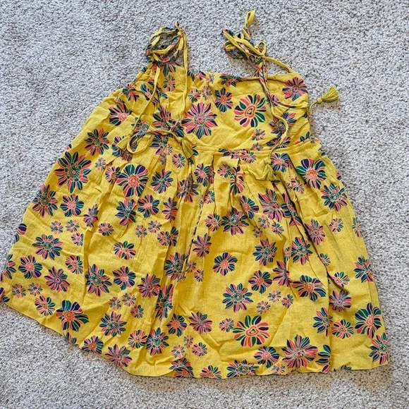 Floral Yellow Tank Top - Picture 4 of 4